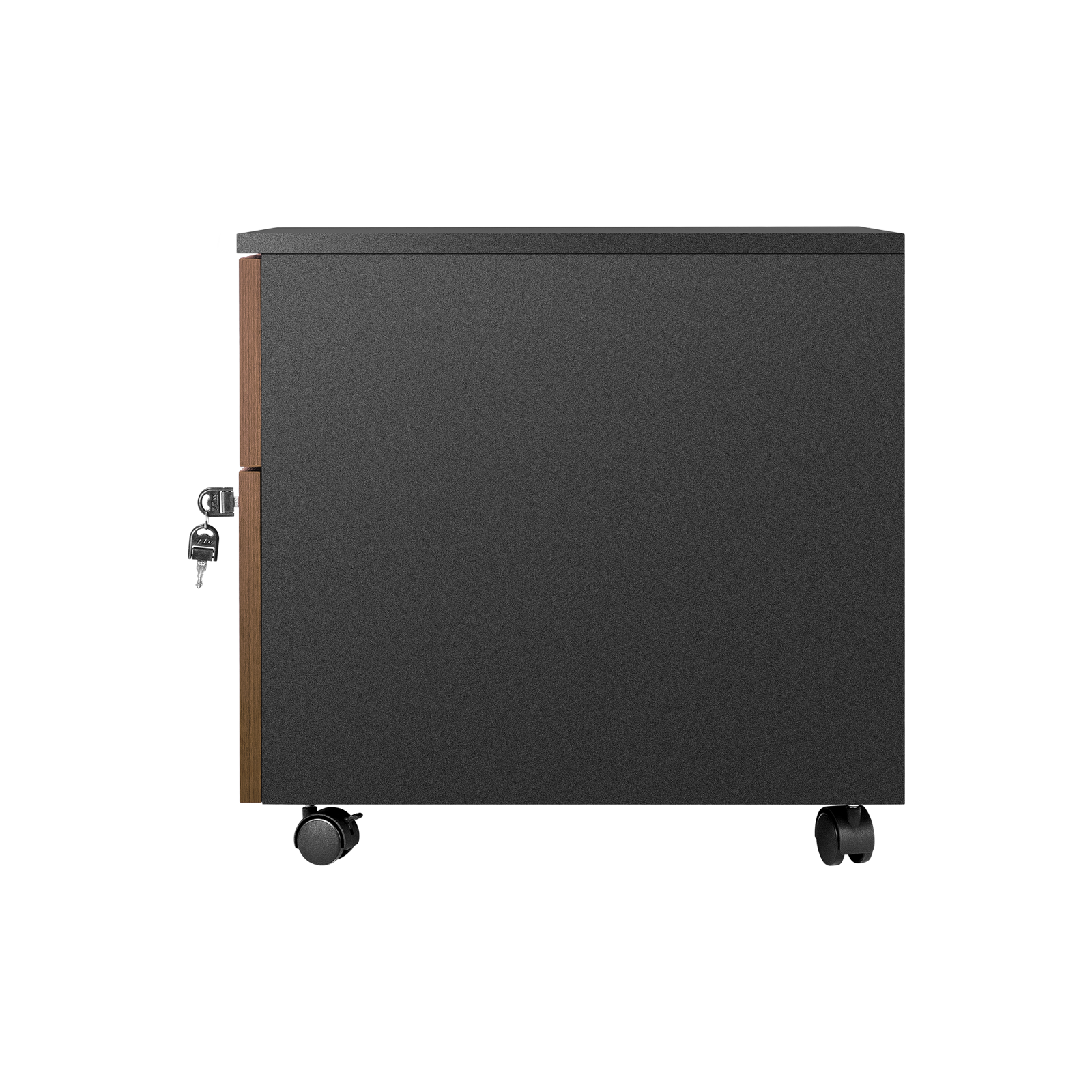cajonera ARTSPACEN negra vista lateral