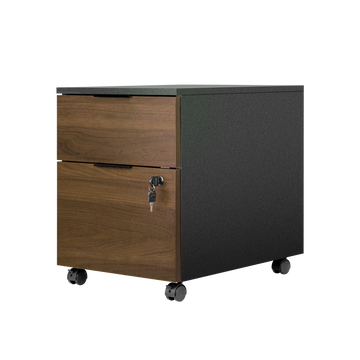 cajonera-ARTSPACEN-negra- | cajonera ARTSPACEN negra vista 3/4 frontal
