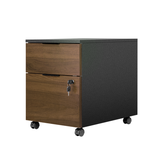 cajonera-ARTSPACEN-negra- | cajonera ARTSPACEN negra vista 3/4 frontal