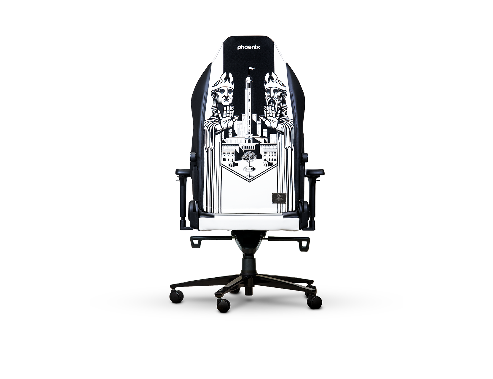silla gaming Monarch The Lord Of The Rings vista trasera