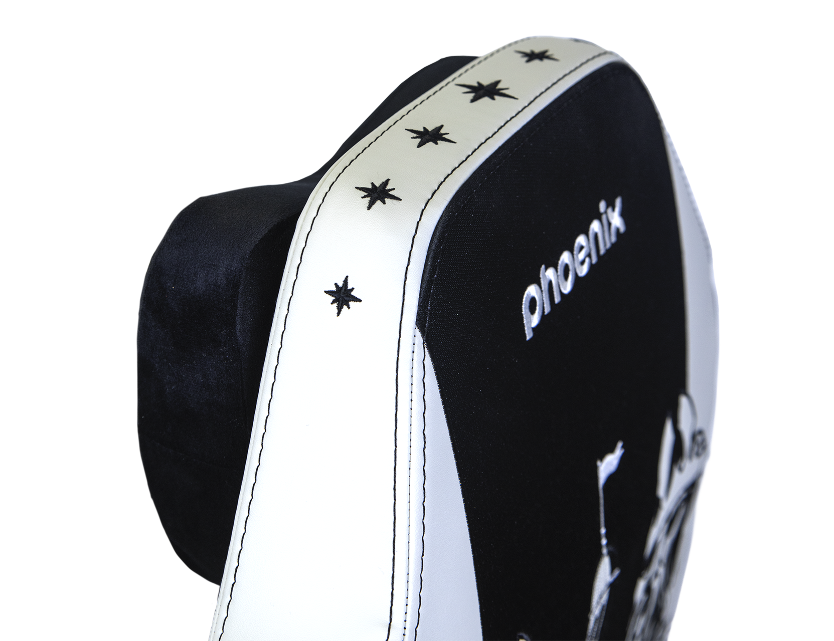 silla gaming Monarch The Lord Of The Rings Gondor detalle bordados superior