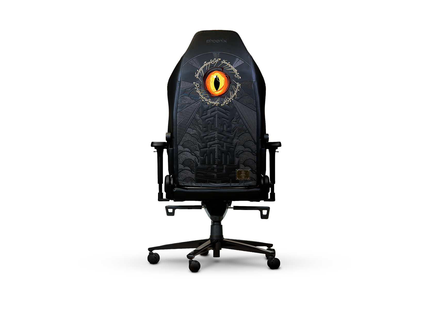 silla gaming Monarch The Lord Of The Rings Mordor vista trasera