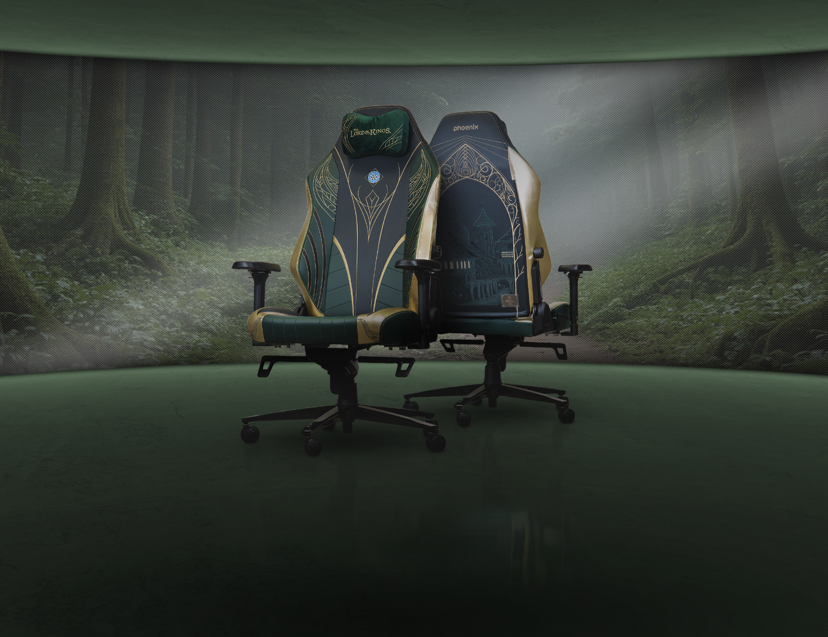 silla gaming Monarch The Lord Of The Rings Rivendell scene