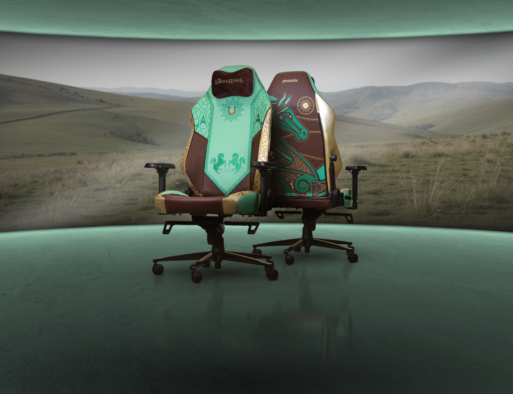 silla gaming Monarch The Lord Of The Rings Rohan scene