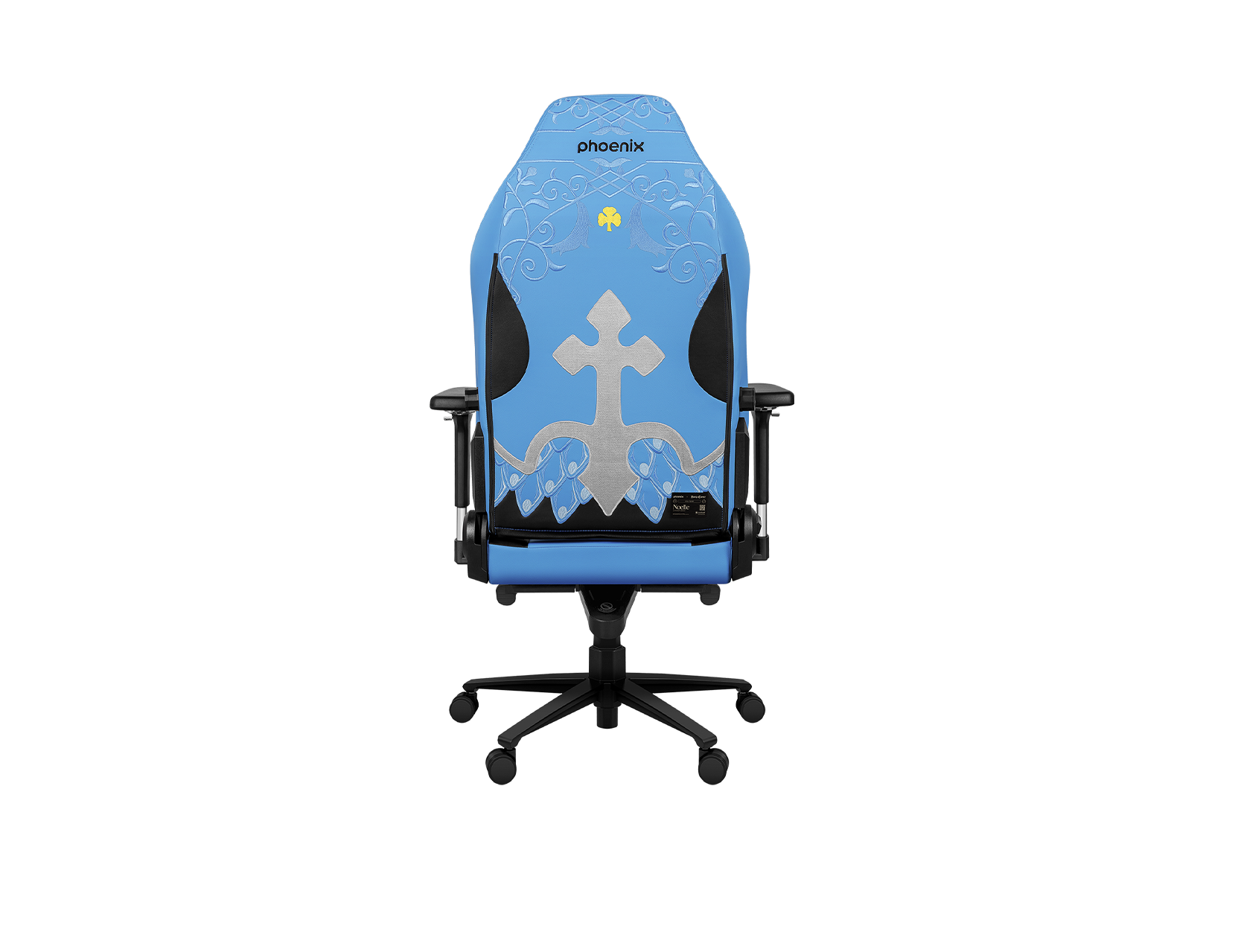 Silla gaming oficial Black Clover Noelle Monarch Edition vista trasera